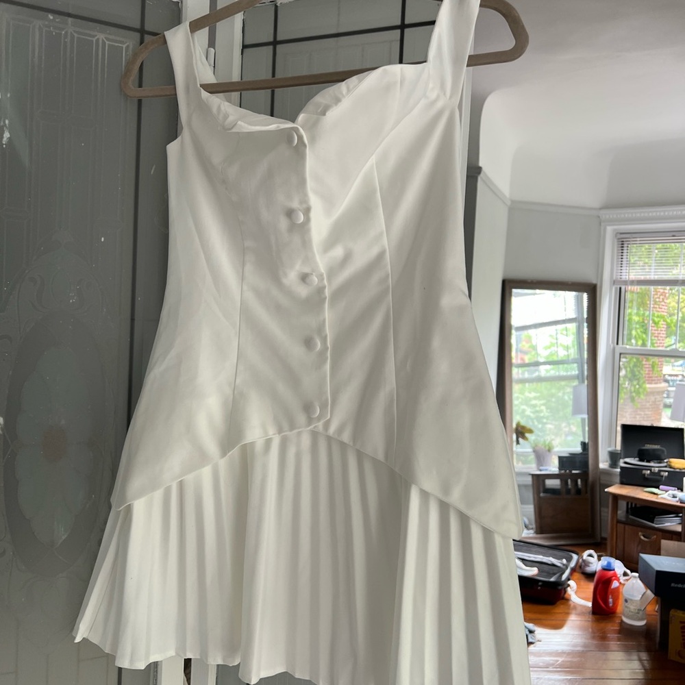 NWT Twisted Skies Off Shoulder Mini Dress -
Off White / US 4